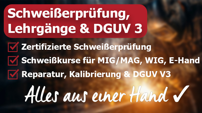 Schweißtechnik Banner der Huber GmbH
